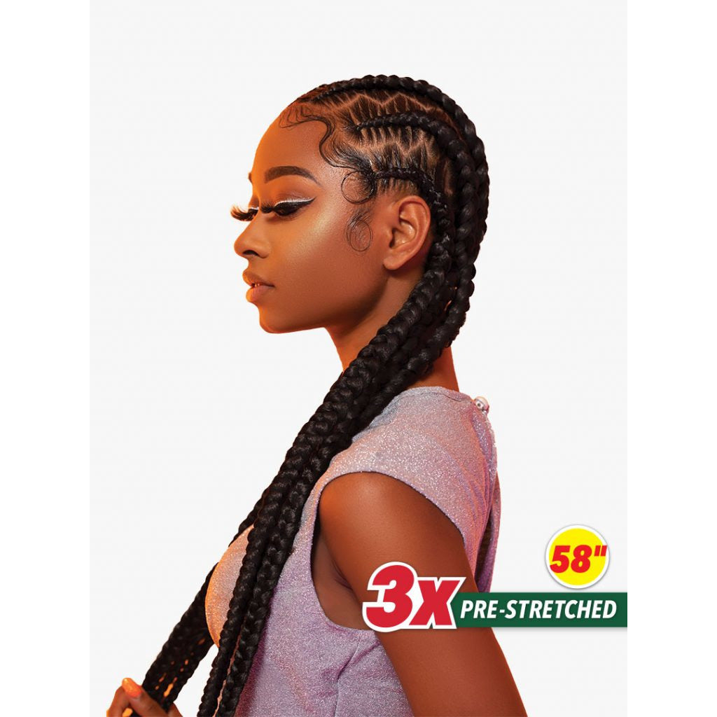 Sensationnel X-Pression Braids - 3X Volume Pre-Stretched 58