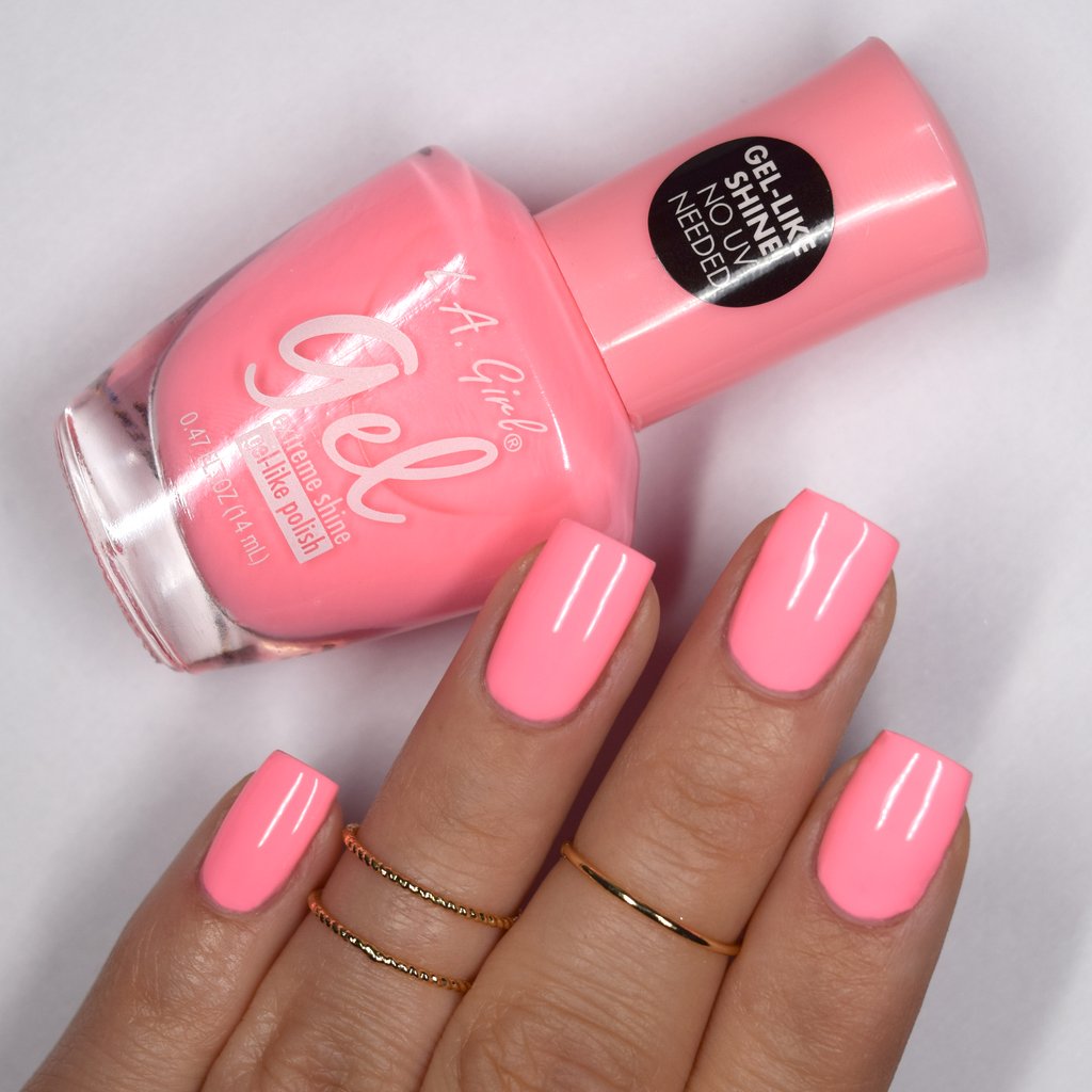 L.A. Girl Neon Patel Gel Extreme Nail Polish Collection 0.47 OZ
