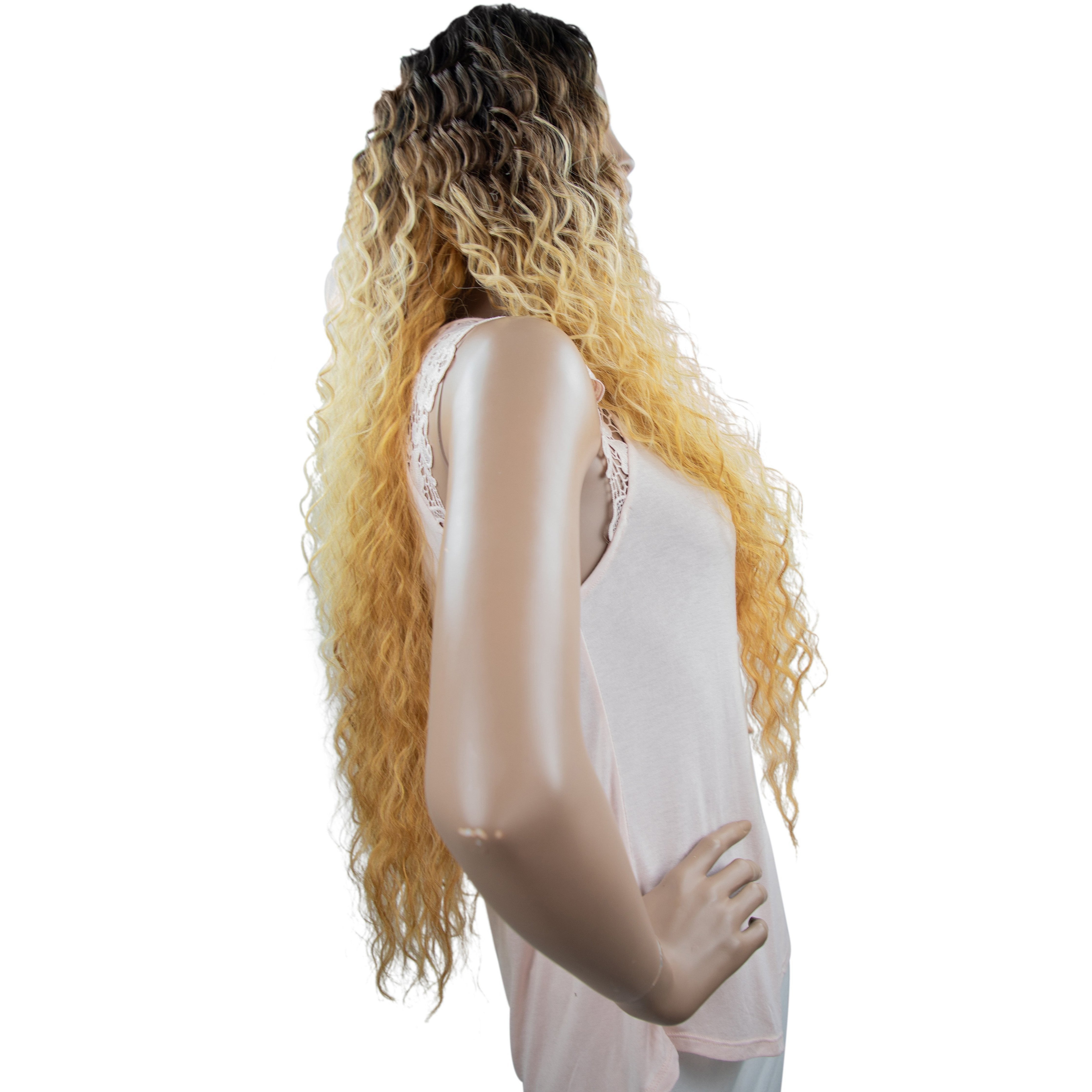 It's A Wig! 360 All-Round Human Hair Blend Deep Frontal Lace Wig – Tamara