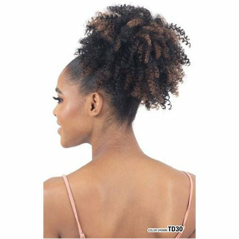 Model Model Synthetic Drawstring Ponytail - Twinkle Pom (Med)