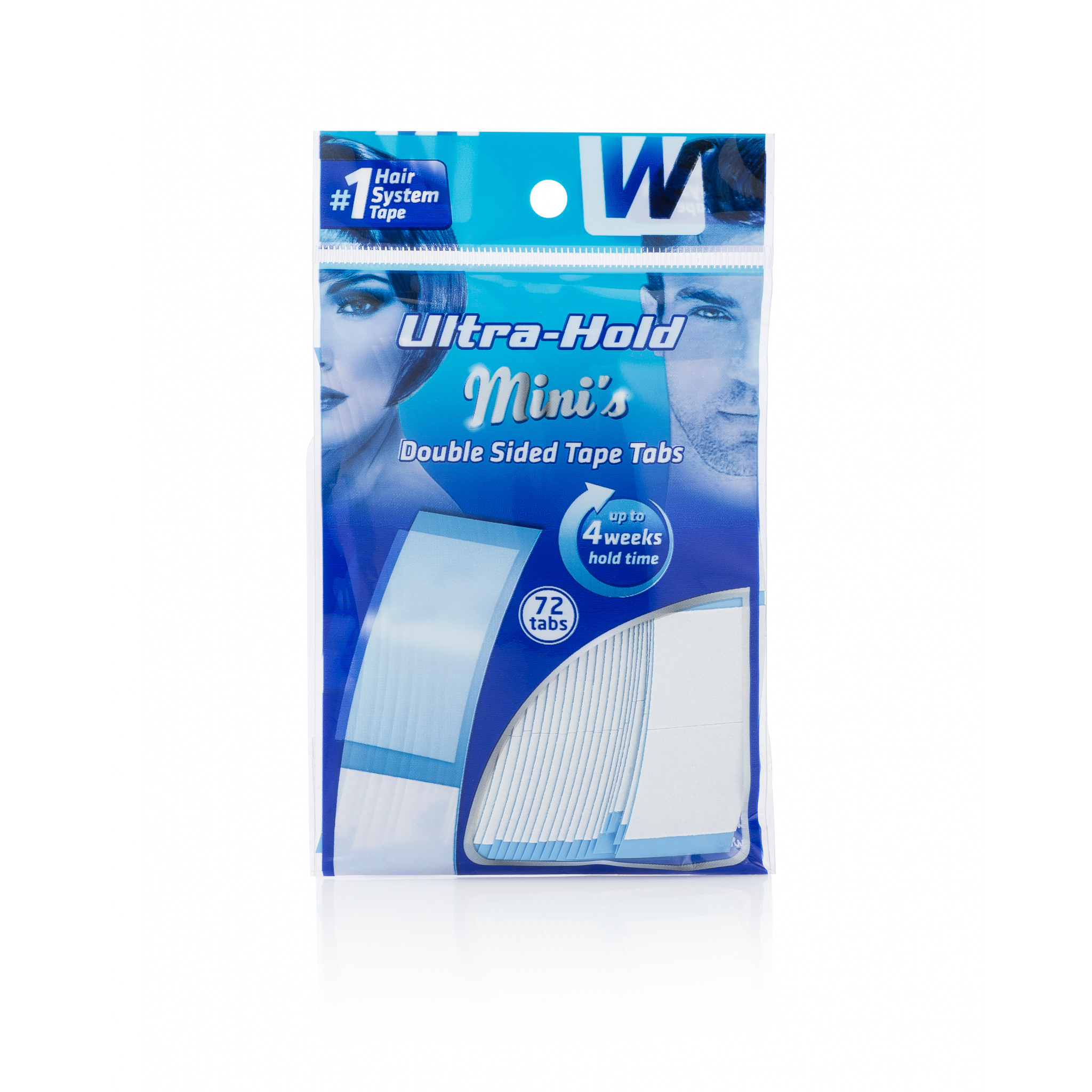Walker Ultra Hold Tape 72 Pcs Double Sided Tape - Mini Strip Tabs
