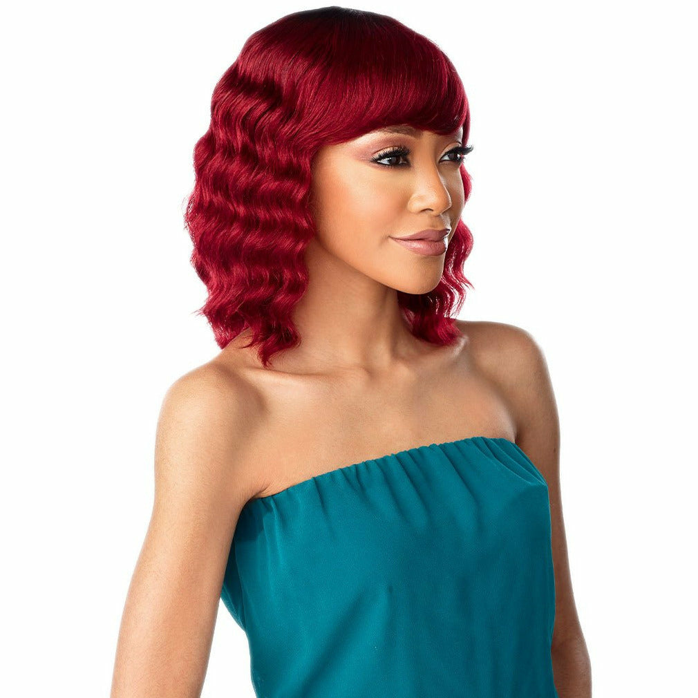 Sensationnel 10A 100% Unprocessed Human Hair Wig - Loose Deep 12