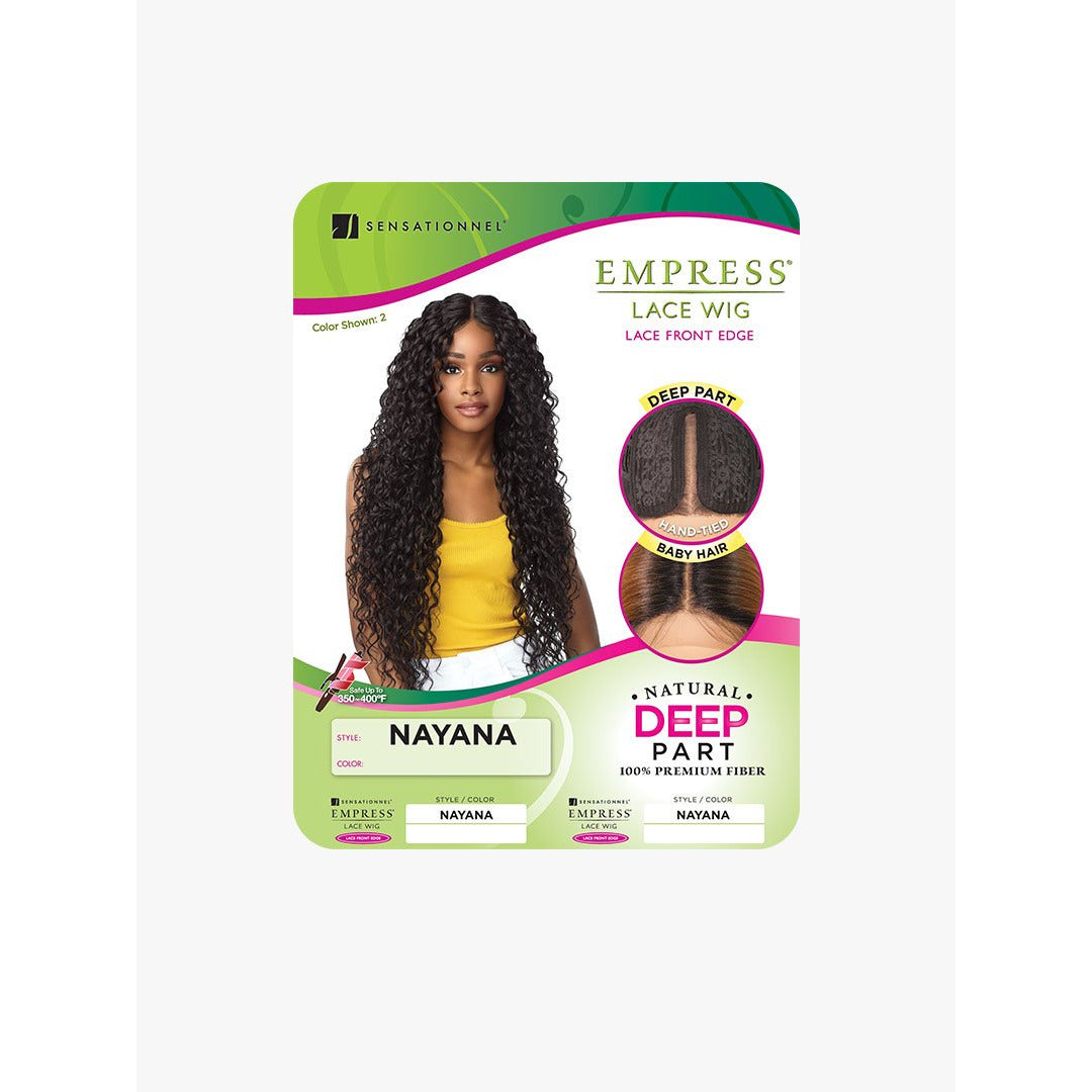 Sensationnel Empress Synthetic Deep Part Lace Front Wig – Nayana