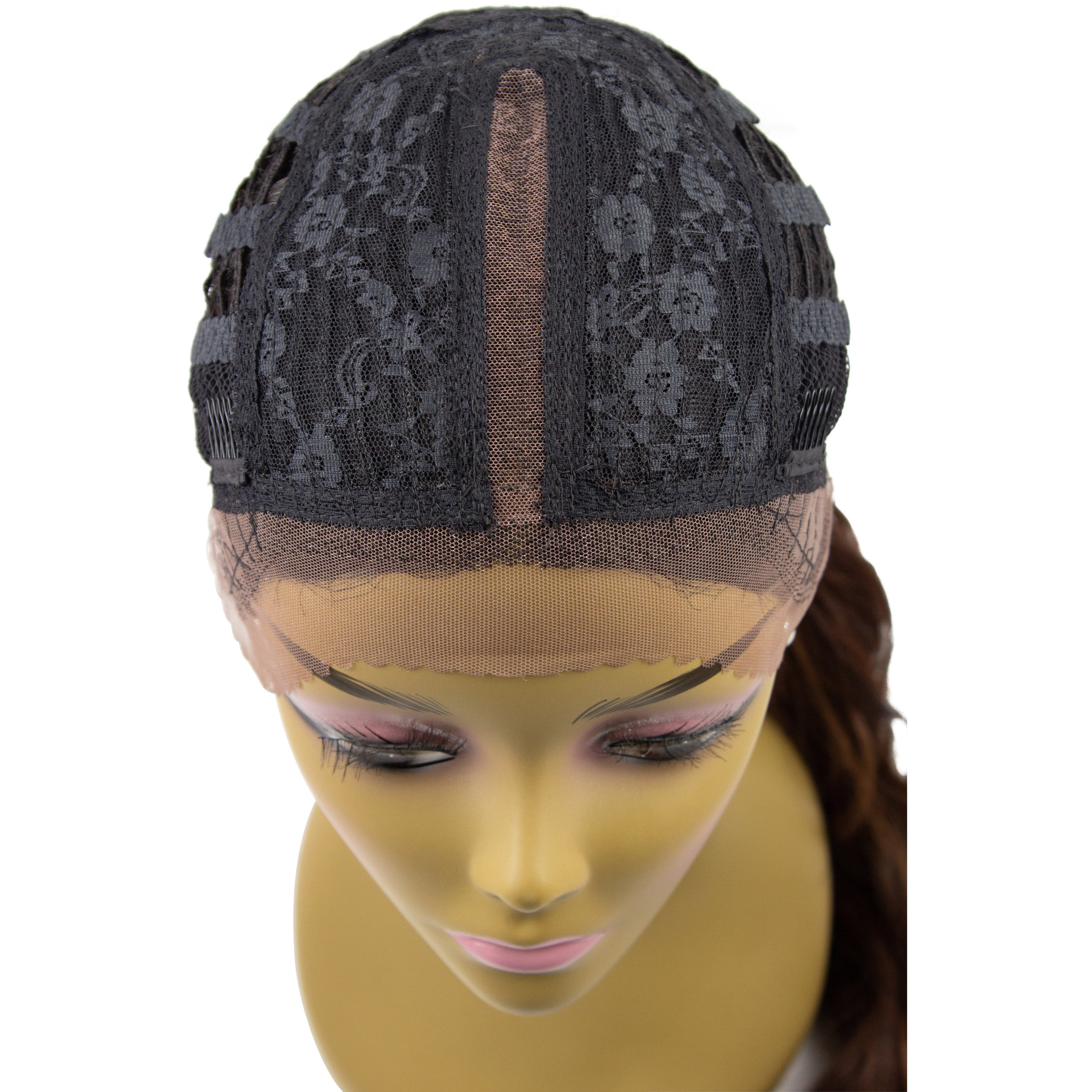 Bobbi Boss Human Hair Blend Swiss Lace Front Wig – MBLF210 Mora