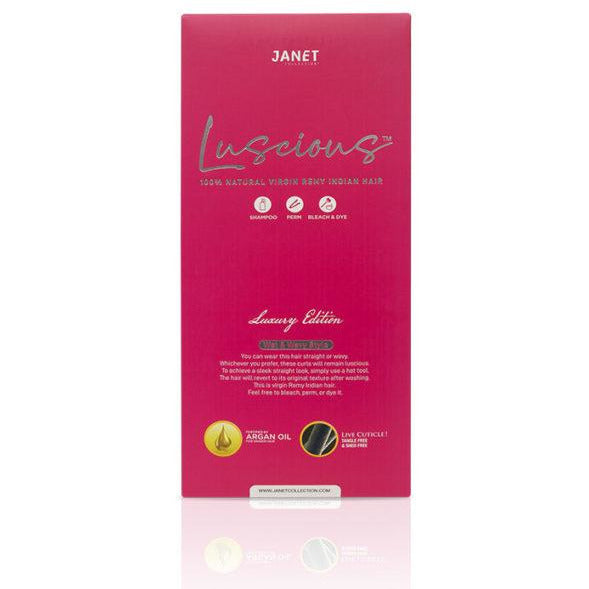 Janet Collection Luscious 100% Natural Indian Virgin Remy Wet & Wavy Wig - Riri (OET1B/30 only)
