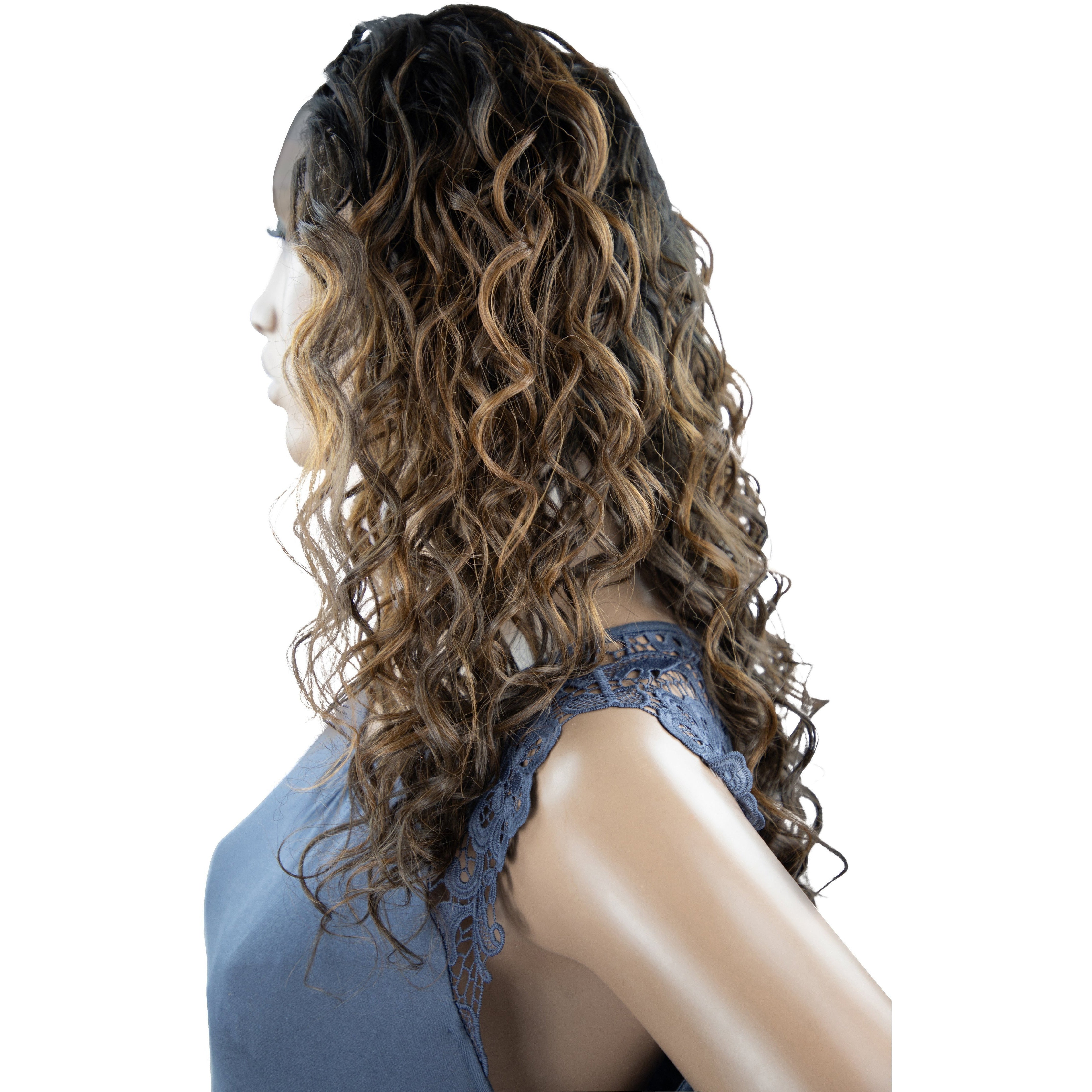 Model Model Fullcap Drawstring Synthetic Half Wig – Cojito