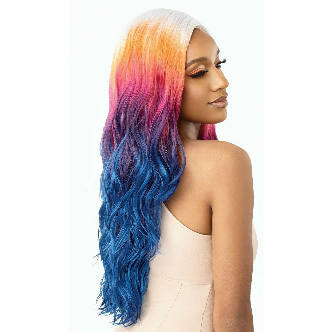 Outre Color Bomb Synthetic Lace Front Wig - Zahara