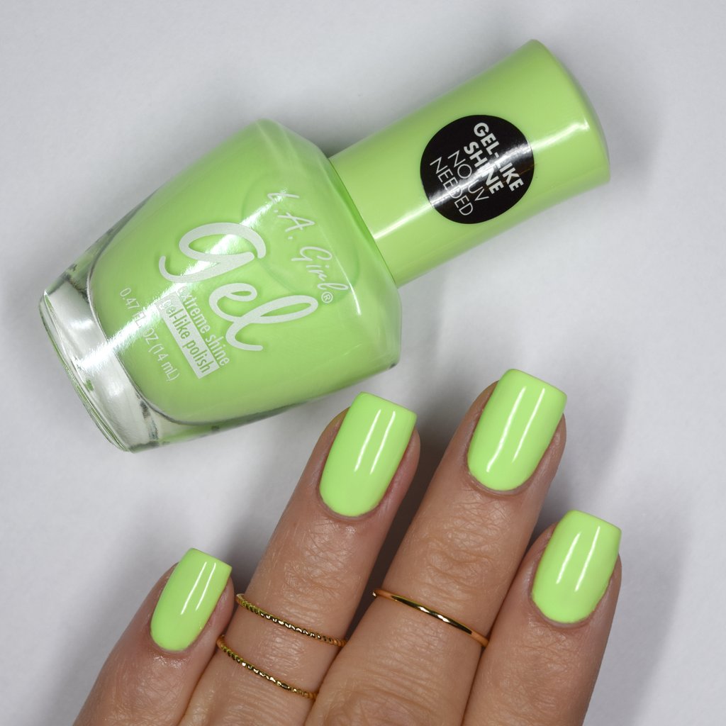 L.A. Girl Neon Patel Gel Extreme Nail Polish Collection 0.47 OZ