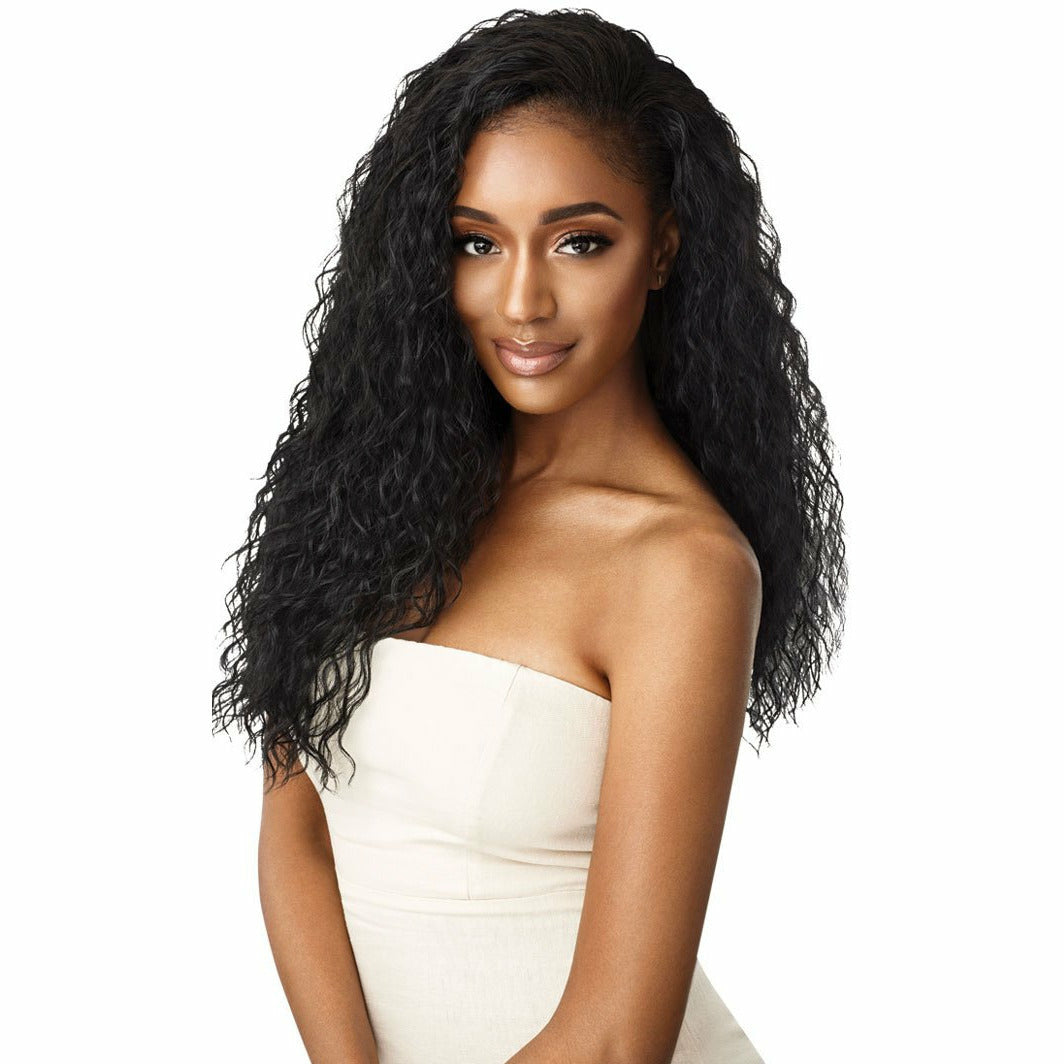 Outre Quick Weave Wet & Wavy Half Wig – Beach Curl 24