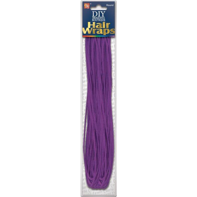 Beauty Town DIY Braiding Boutique Round Hair Wraps - Purple