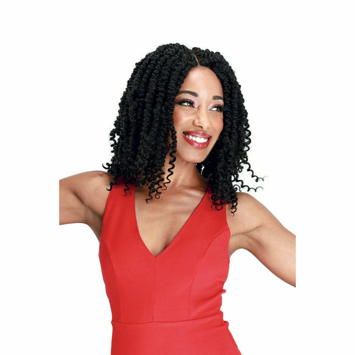 Zury Sis  Diva Knotless Braided Synthetic Lace Front Wig - Passion Twist V16 (613 only)