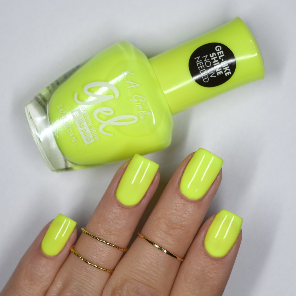 L.A. Girl Neon Patel Gel Extreme Nail Polish Collection 0.47 OZ