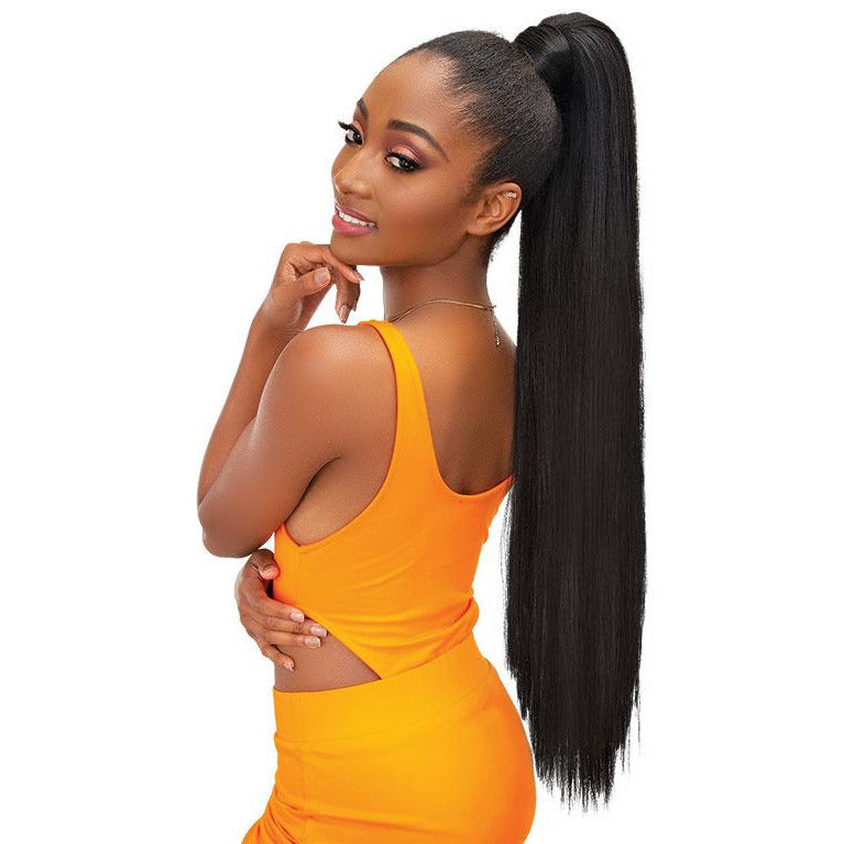 Janet Collection Essentials Snatch & Wrap Ponytail - Yaky Straight 32