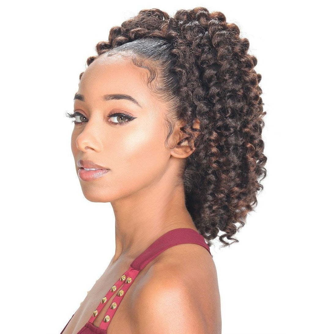 Zury Miss V Synthetic Drawstring Ponytail – Wanda Curl