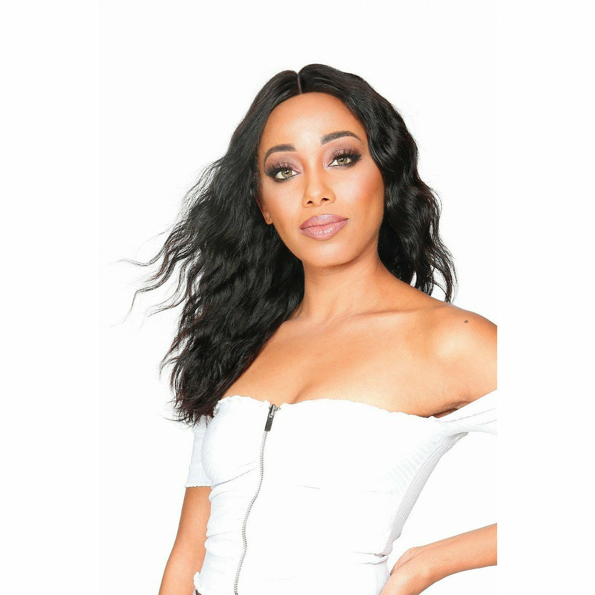 Zury Sis Wet & Wavy 100% Brazilian Virgin Remy Human Hair HD Lace Front Wig - Pio