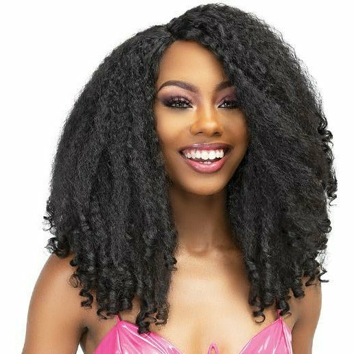 Janet Collection Melt Extended Part Synthetic Lace Front Wig - Logan