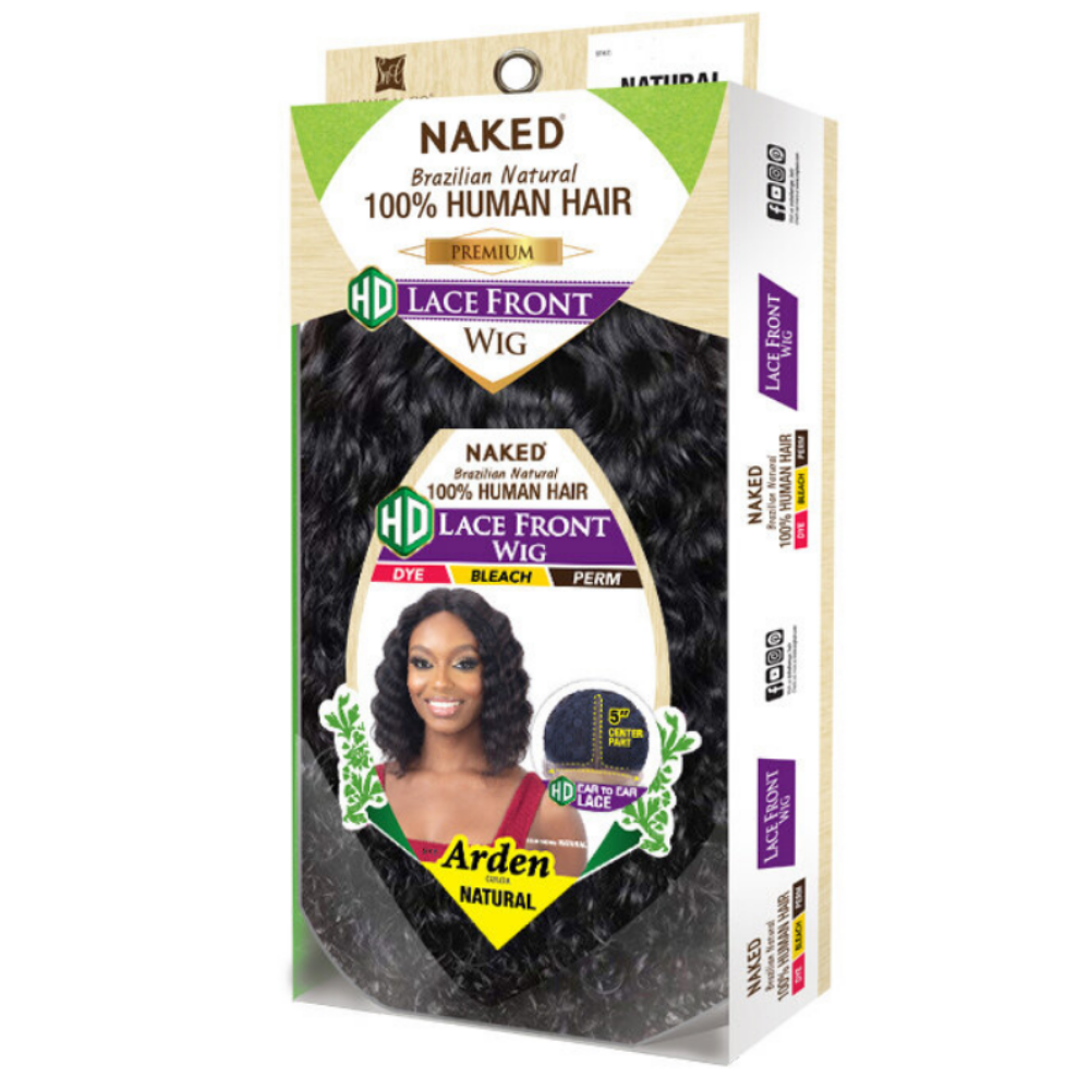 Shake N' Go Naked Brazilian Natural 100% Human Hair Lace Front Wig - Arden