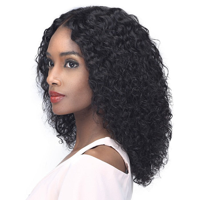 Bobbi Boss 100% Unprocessed Human Hair Bundle Lace Front Wig - MHLF503 Jheri Curl 16