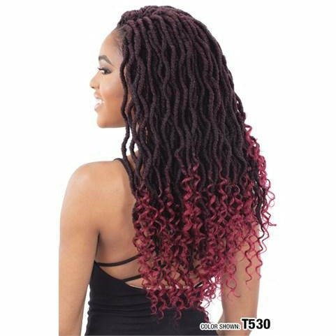 Model Model Synthetic Braids - 3X Wavy Montego Gorgeous Locs 16