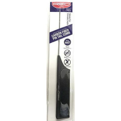 Red by Kiss Professional Carbon Fiber Pin Tail Comb #CMB28