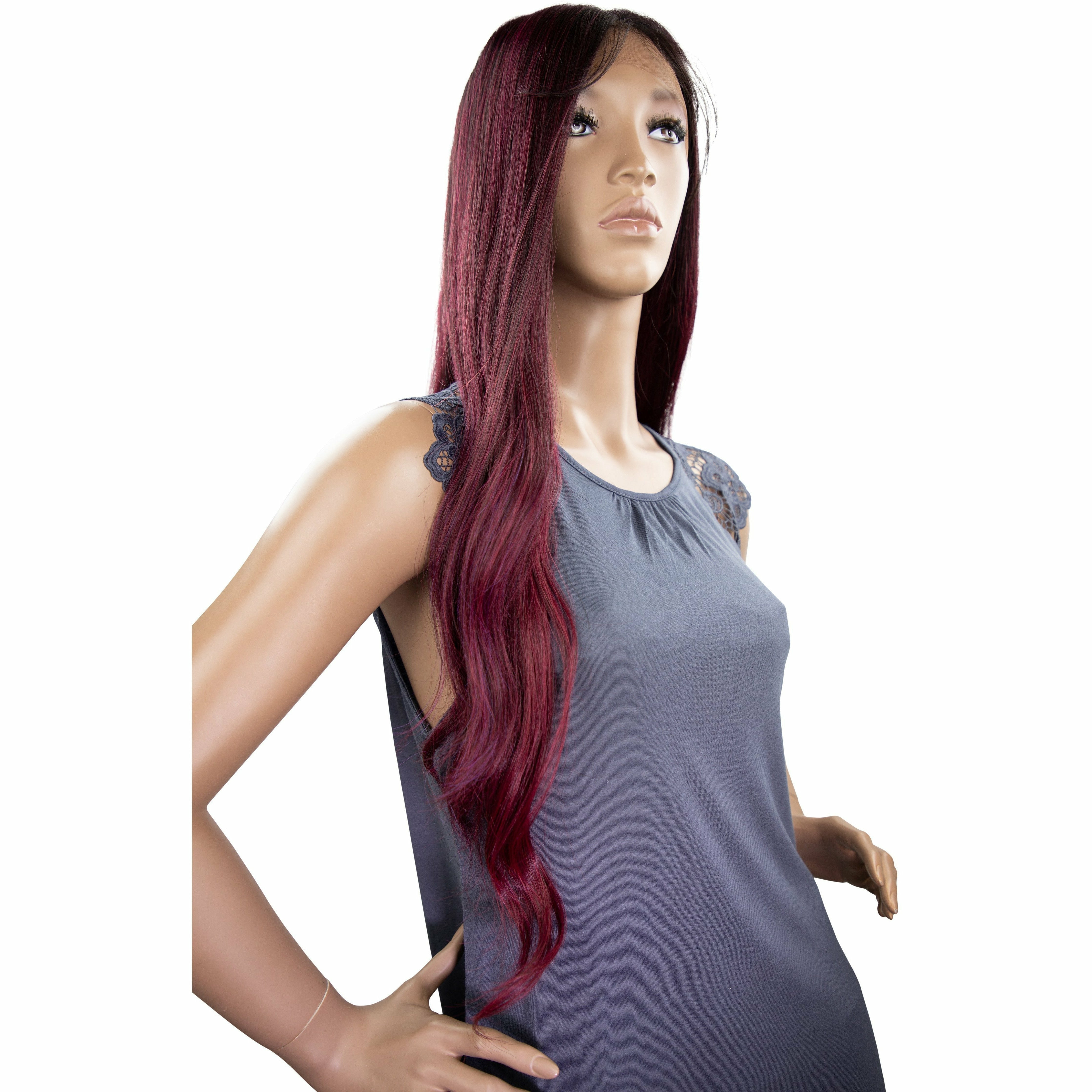 It's A Wig! 360 All-Round Human Hair Blend Deep Frontal Lace Wig – Adira