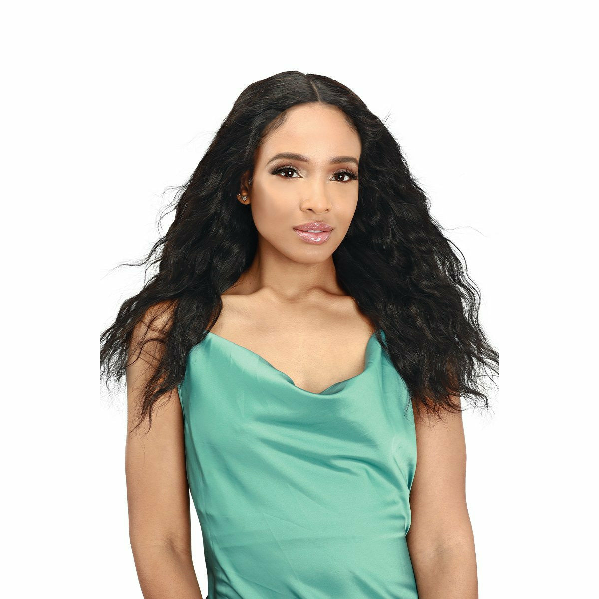 Zury Sis 100% Brazilian Virgin Remy Human Hair Wet & Wavy Lace Frontal Wig - HRH Only Lace WW Ocean