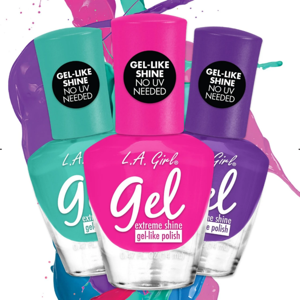 L.A. Girl Neon Patel Gel Extreme Nail Polish Collection 0.47 OZ