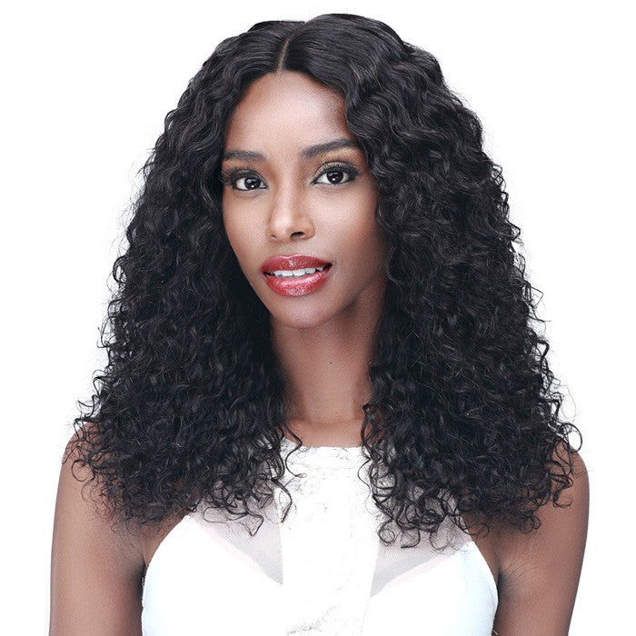 Bobbi Boss 100% Unprocessed Human Hair Bundle Lace Front Wig - MHLF504 Jheri Curl 20