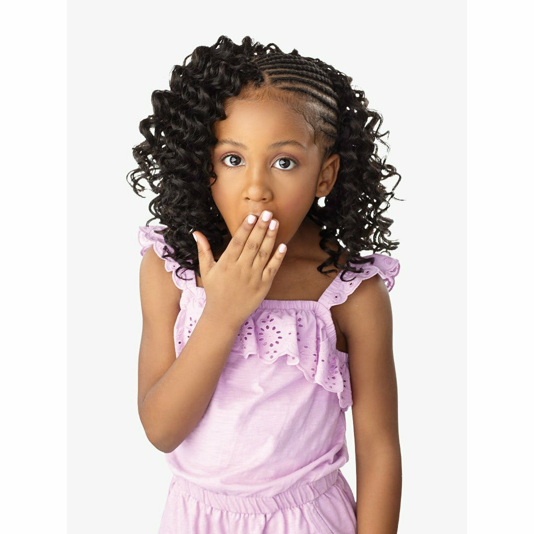 Sensationnel Lulu Mini Synthetic Kids Braids - 2X Deep Wave 10