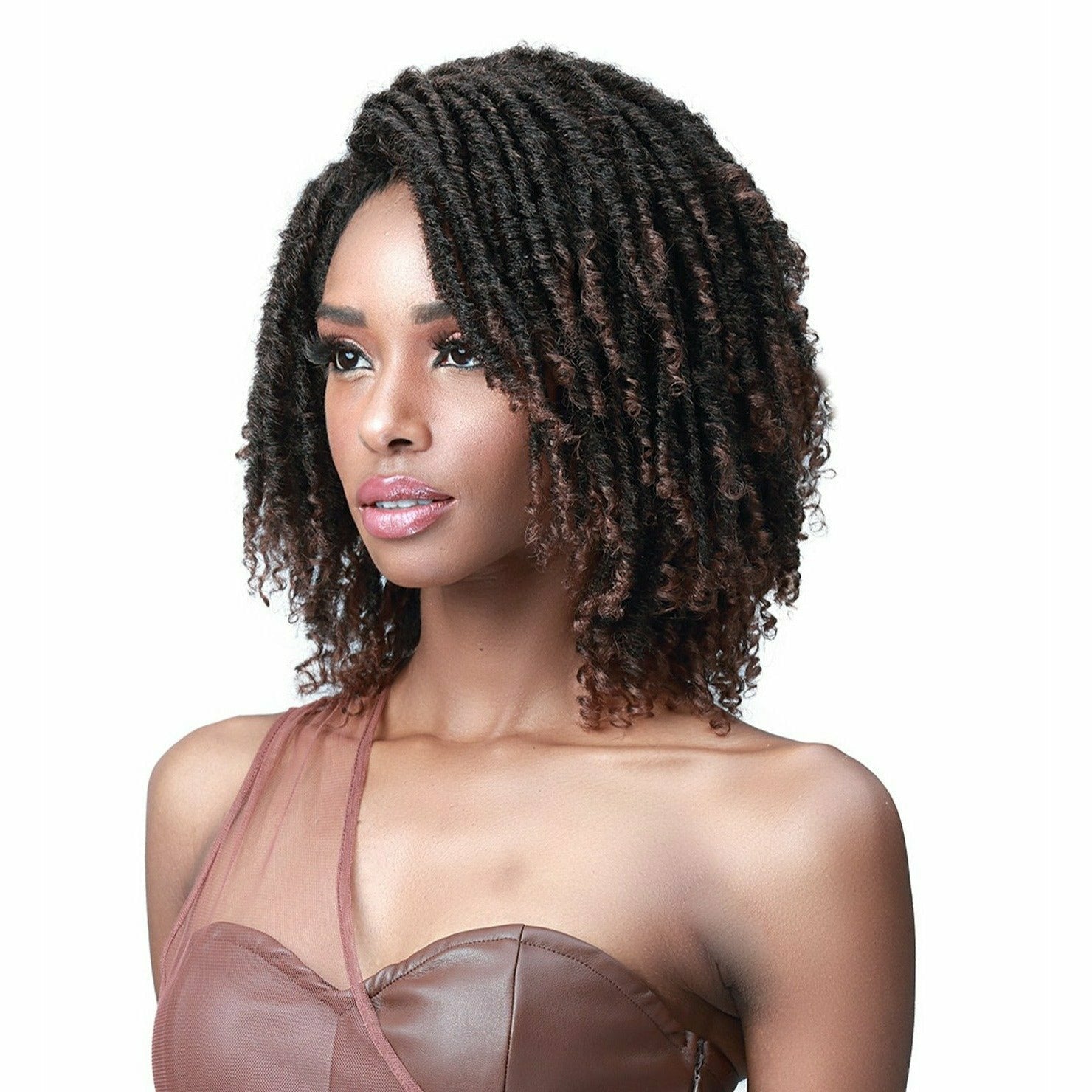 Bobbi Boss Synthetic Lace Part Wig - MLP22 Freeform Locs