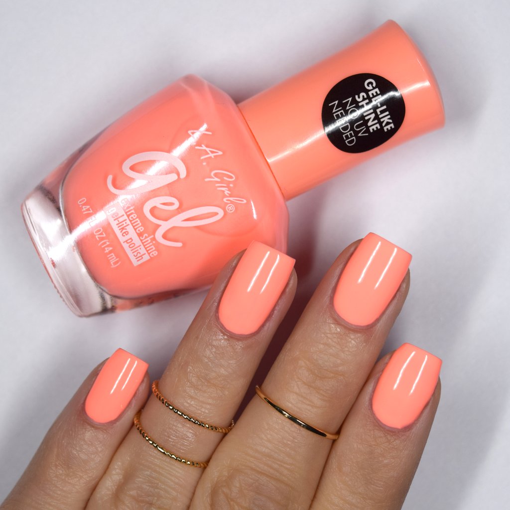 L.A. Girl Neon Patel Gel Extreme Nail Polish Collection 0.47 OZ