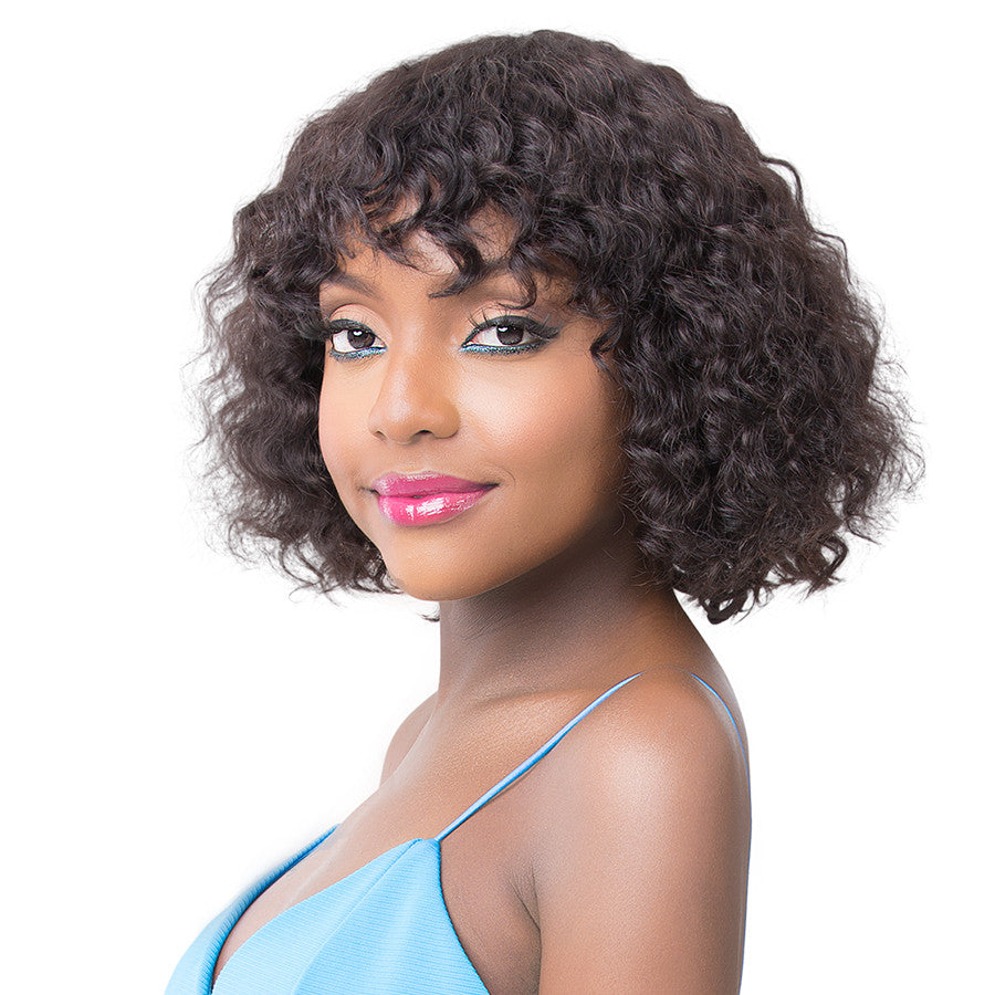 It's A Wig! Wet & Wavy Brazilian Human Hair Wig - HH Natural Deep Water 12