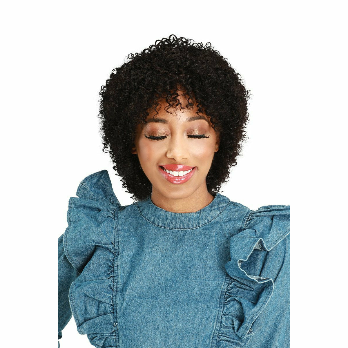 Zury Sis Naturali Star Human Hair Wig – 3C Fin