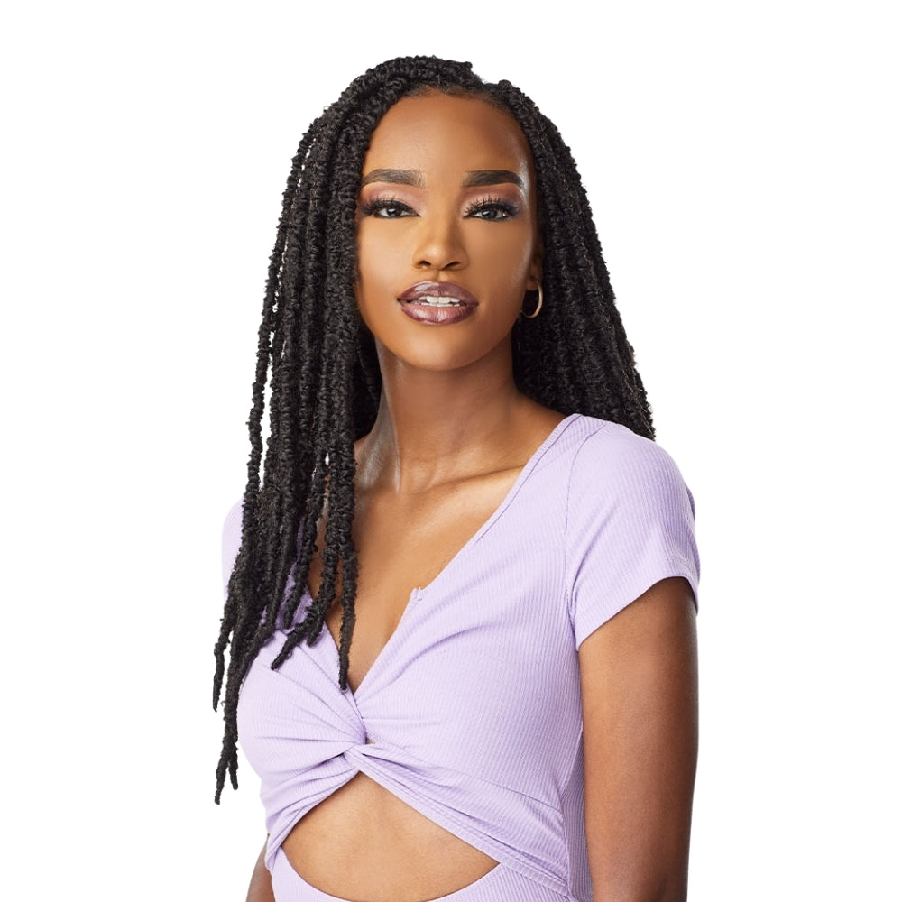 Sensationnel Lulutress Synthetic Crochet Braids - 2X Skinny Butterfly Locs 18