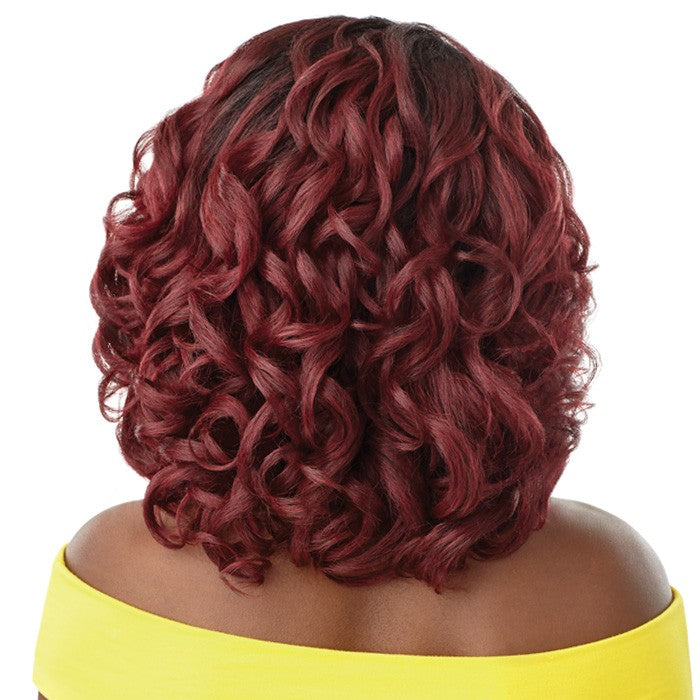 Outre Converti-Cap Synthetic Drawstring Half Wig - Lady Lioness