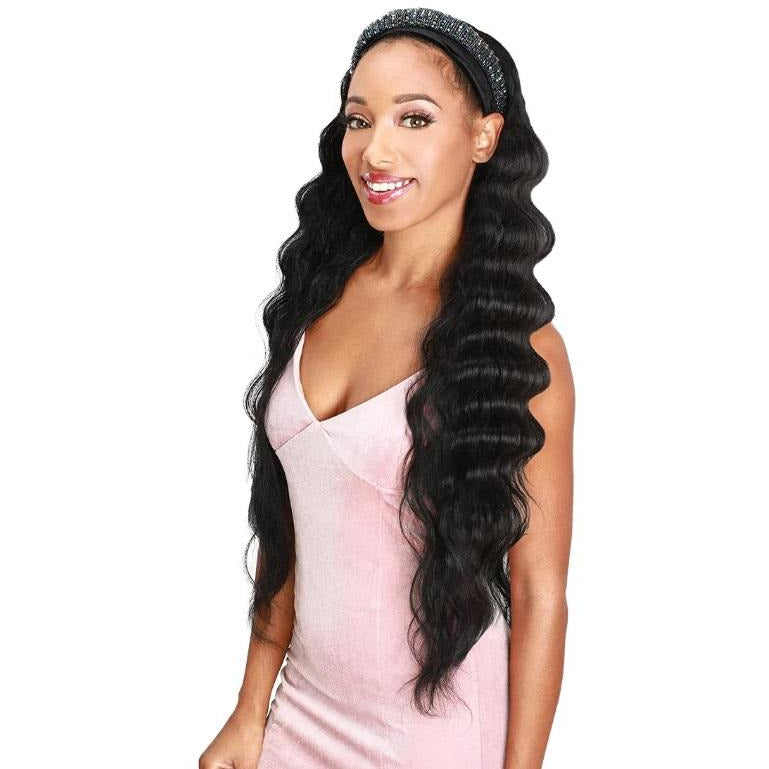 Zury Sis Synthetic Velvet Headband Wig - VB-H Crimp 30