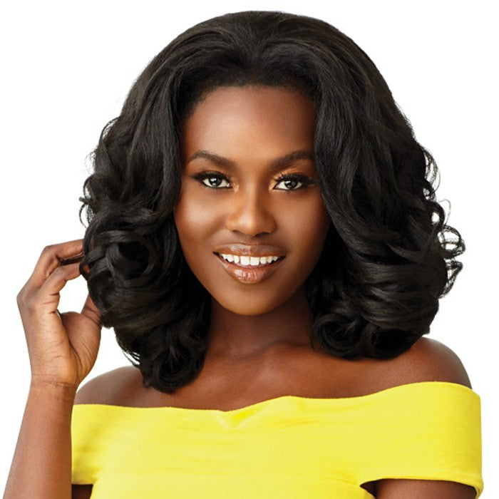 Outre Converti-Cap Synthetic Drawstring Half Wig - Lady Lioness