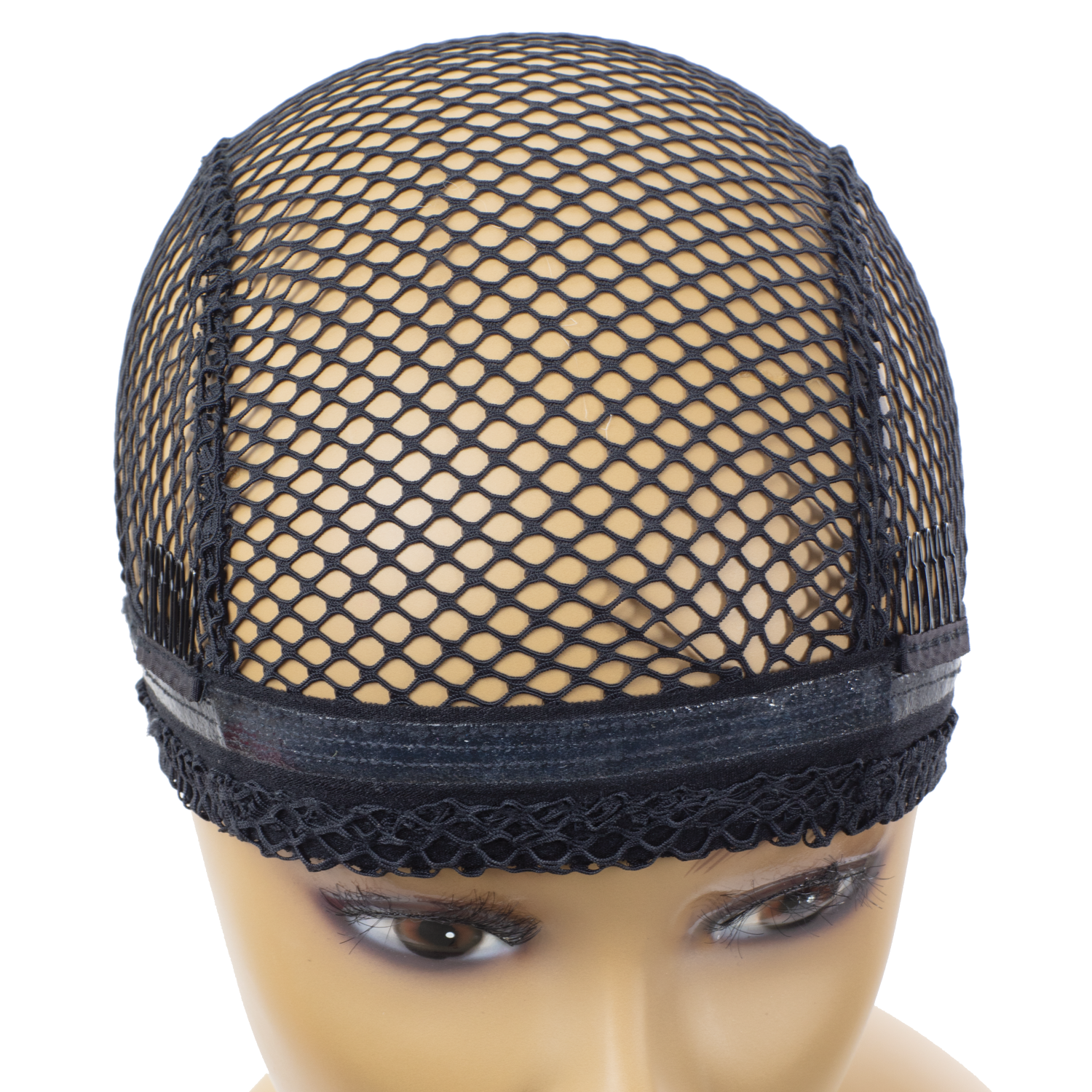 FreeTress Anti-Slip Crochet Cap - Black