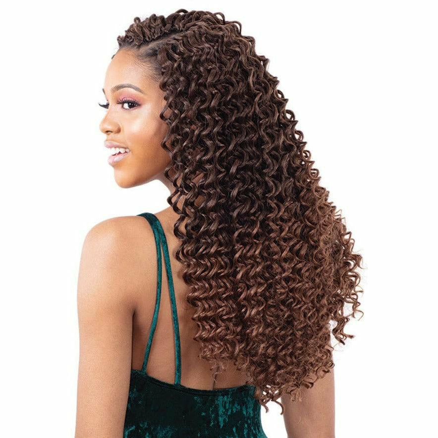 Model Model Glance Synthetic Braids - 3X Dominican Curl 16