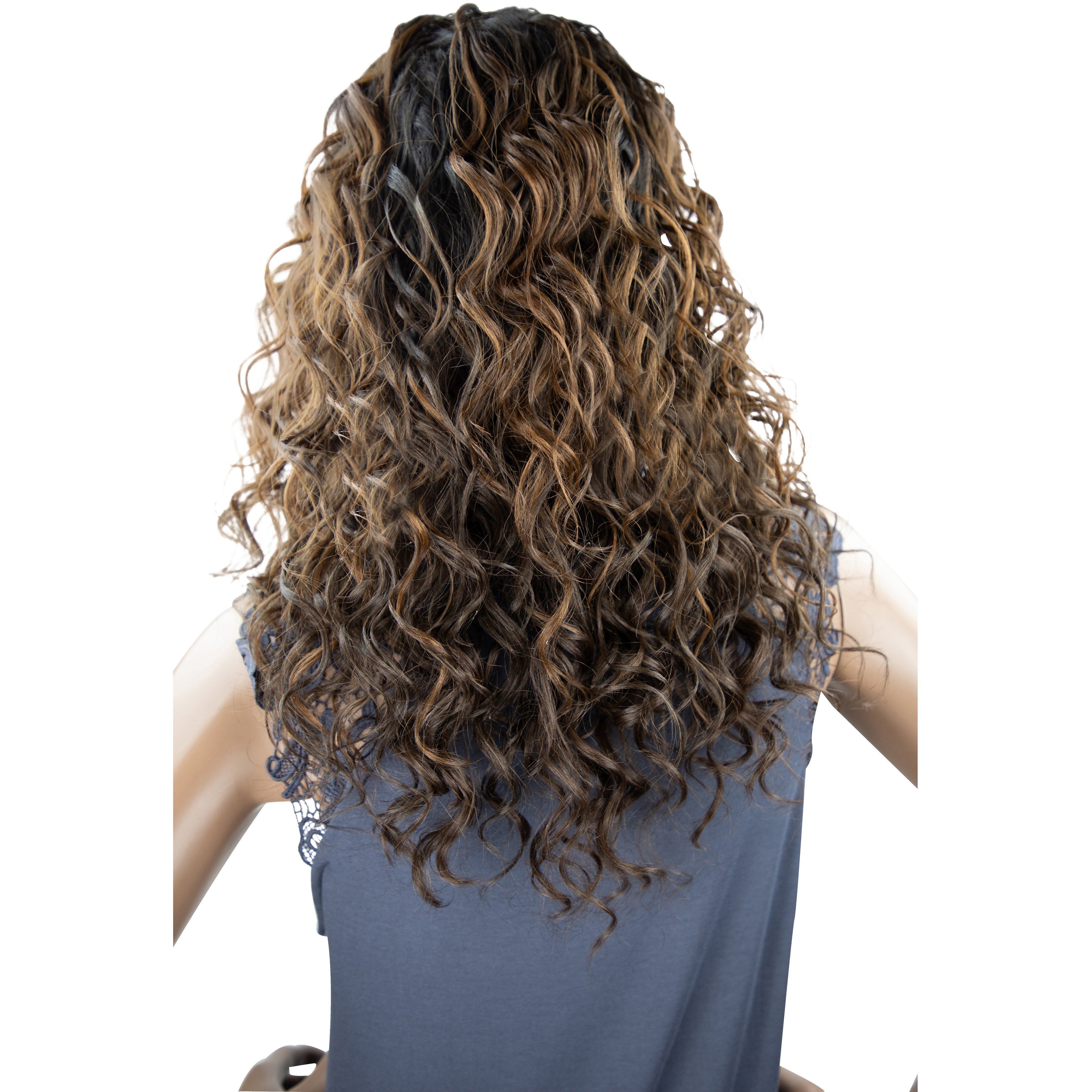 Model Model Fullcap Drawstring Synthetic Half Wig – Cojito