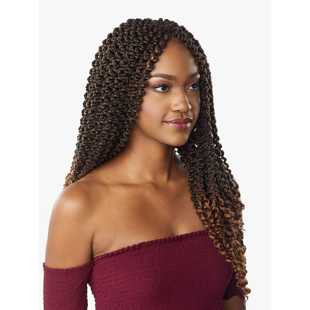 Sensationnel Lulutress Synthetic Pre-Looped Braids – 3X 3D Passion Twist 18