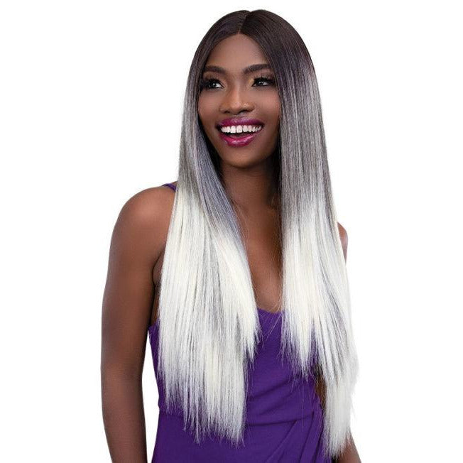 Janet Collection Melt Extended Part Synthetic Lace Front Wig - Karly (2 & TIGER ORANGE only)
