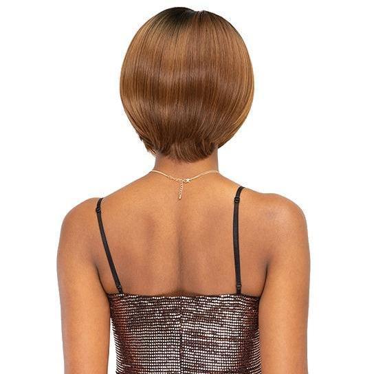 Janet Collection Synthetic Lace Based Extended Part Swiss Lace Wig – Eva (613 only)