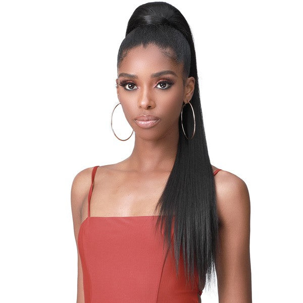 Bobbi Boss Miss Origin Tress Up Human Hair Blend Drawstring Ponytail - MOD010 Yaky Straight 28