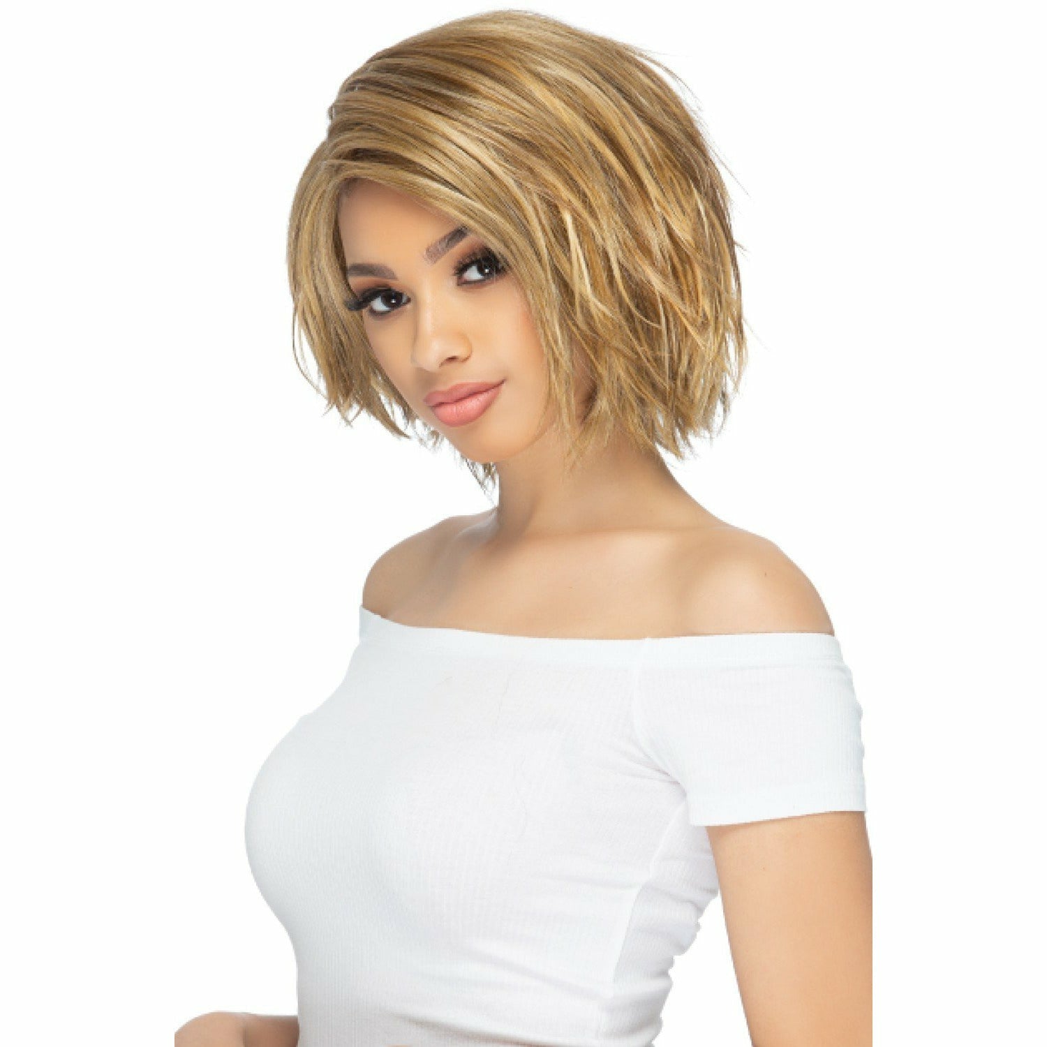 Vivica A. Fox Synthetic Lace Front & Lace Part Wig - Emmett