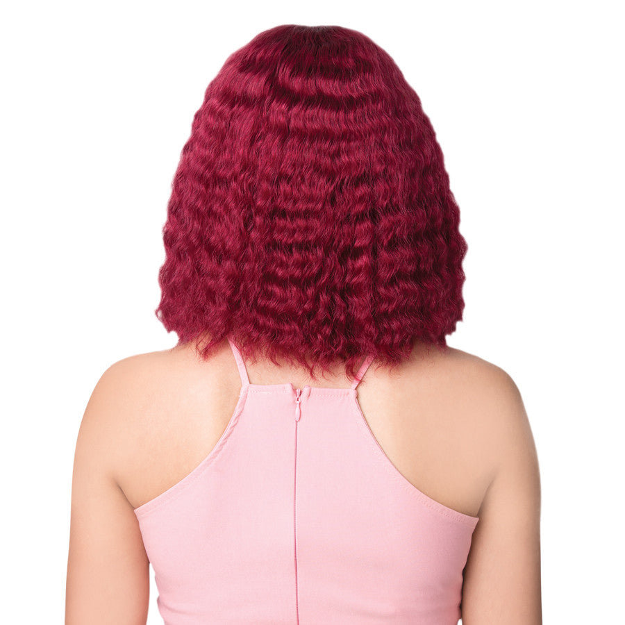 It's A Cap Weave! 100% Brazilian Human Hair Wig - Natural Blue