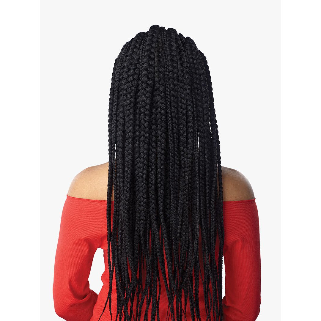 Sensationnel Cloud 9 Hand-Braided Synthetic Swiss Lace Wig – Feed In Fulani Cornrow