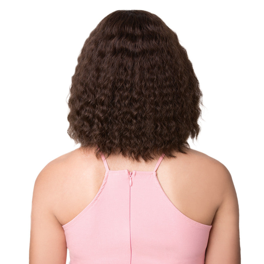 It's A Cap Weave! 100% Brazilian Human Hair Wig - Natural Blue