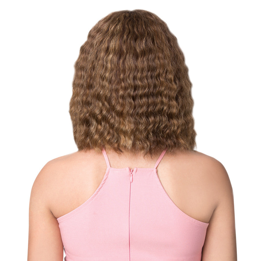 It's A Cap Weave! 100% Brazilian Human Hair Wig - Natural Blue