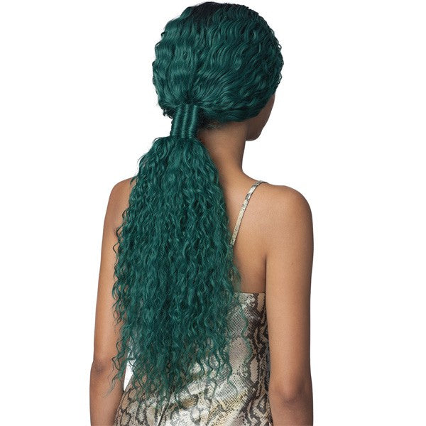 Bobbi Boss Infinity Ponytail Braided Synthetic Lace Front Wig - MLF399 Amey (L.PEACH only)